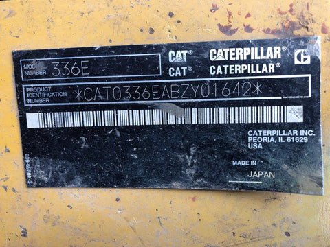 2012 Caterpillar 336E Excavator