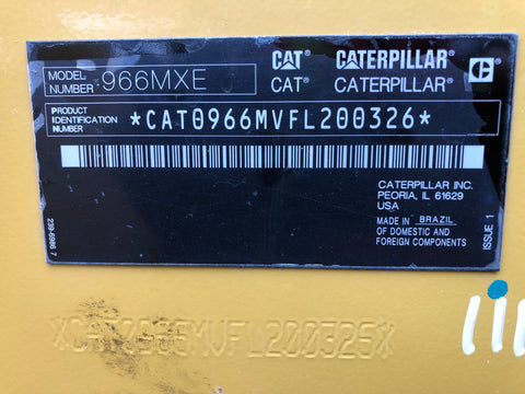 2018 Caterpillar 966M Wheel Loader