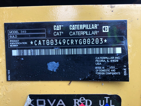 2019 Caterpillar 349-07 Excavator