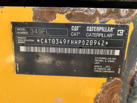 2019 Caterpillar 349F Excavator