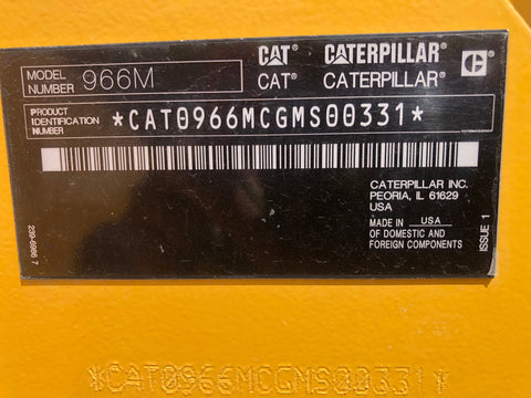 2019 Caterpillar 966M Wheel Loader