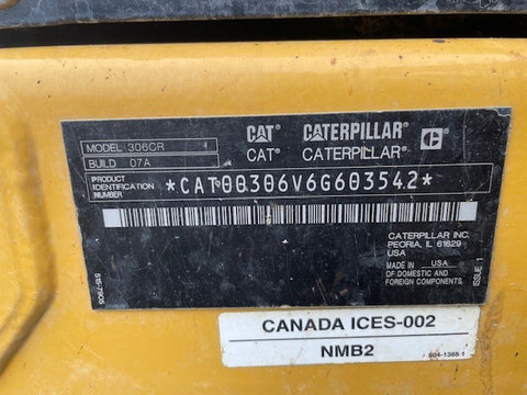 2021 Caterpillar 306-07 Excavator