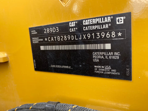 2023 Caterpillar 289D3 Compact Track Loader